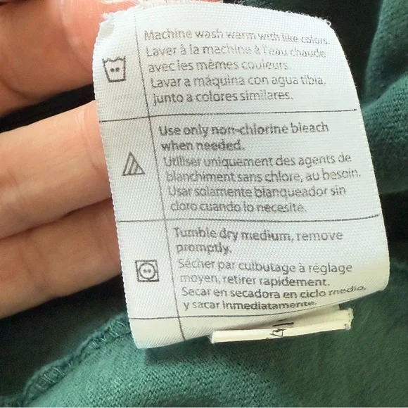 Carhartt K87 Original Fit Short Sleeve Pocket Tee-Green Men’s Size Large Tall - Picture 7 of 9